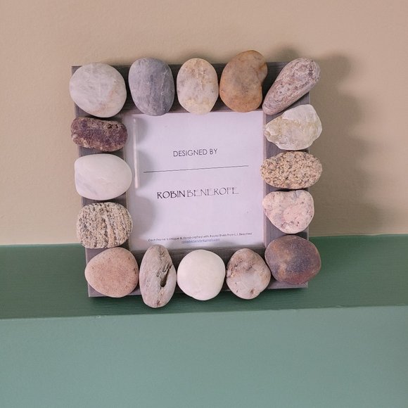 Picture Frame - Unique Hand-Crafted with Cool Rocks - Picture 5 of 10